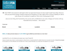 Tablet Screenshot of learnmikrotik.com